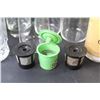 Image 2 : (3) Plastic Coffee Pods - Assorted Glasses