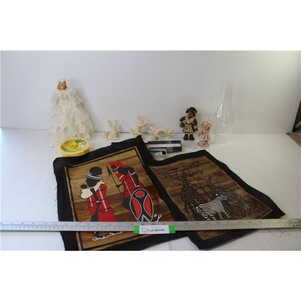 Lemon Body Butter - Bracelet - African Themed Paint & Paper Art - (2) Bear Ornaments - Summersault C