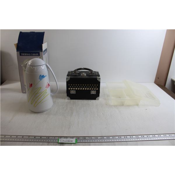 Thermal Carafe, Makeup Storage, Bento Box