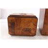 Image 2 : (4) Wooden Canisters