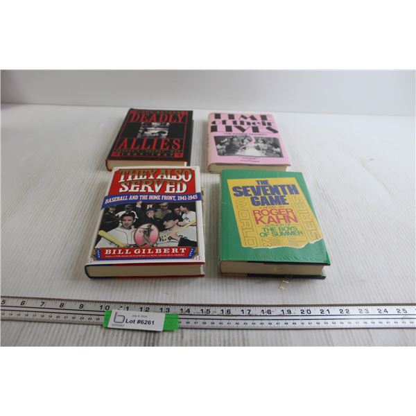 (4) Books - Baseball, Deadly Allies