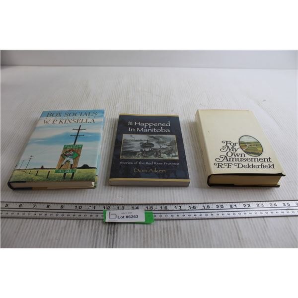 (3) Books - Box Socials, Manitoba