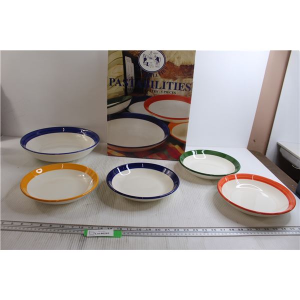 5-Piece Pasta Bowl Set