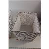 Image 3 : (2) Fabric Storage Bins