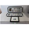 Image 1 : (2) Picture Frames - 25" x 11", Square Picture Frame - 10" x 10"