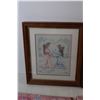 Image 2 : (2) Cross Stitch Pictures in Frames - 16" x 13 1/2" (2) Princess Scrap Books