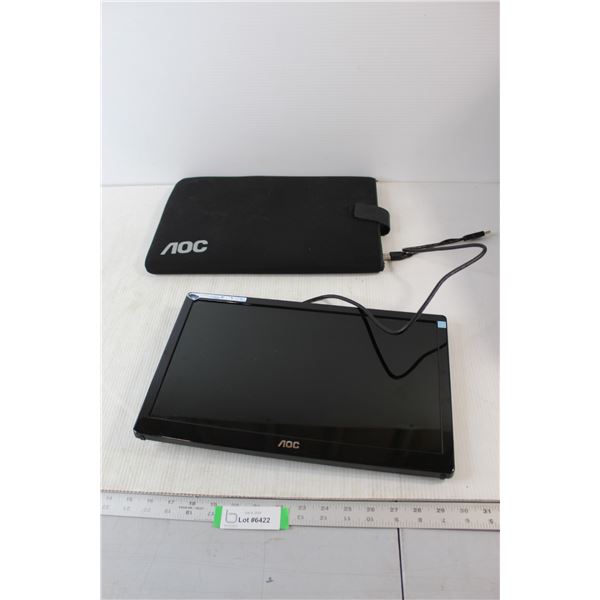 AOC Sub Monitor - Works