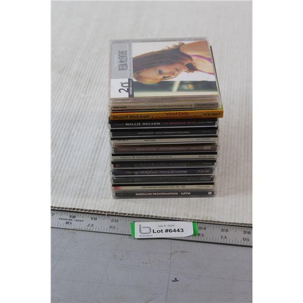 (12) CD's - Willie Nelson, Stuart McLean