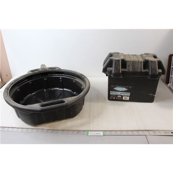 Oil Pan, Shoreline Marine Battery Case
