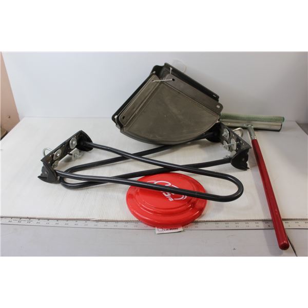 Window Squeegee, Frisbee, Misc.