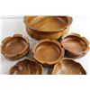 Image 4 : Set of Wooden Salad Bowls and Tossers