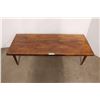 Image 1 : *Wooden Coffee Table - 49"L x 20 1/2"W x 13"H