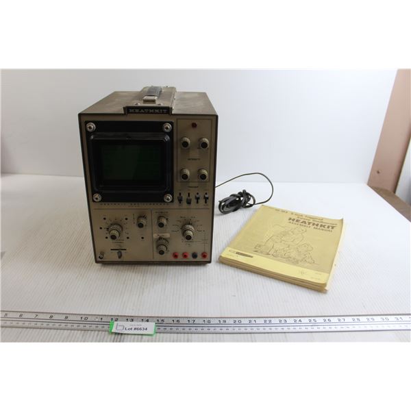 Heathkit 10-103 with Manual - Consignor Says Turns On