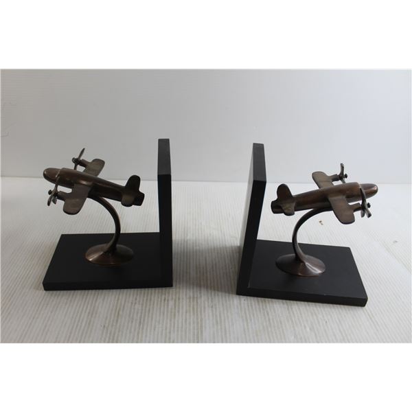Airplane Book Ends