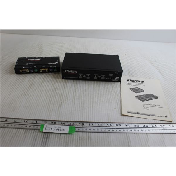(2) Starview KVM - Untested, No Cords
