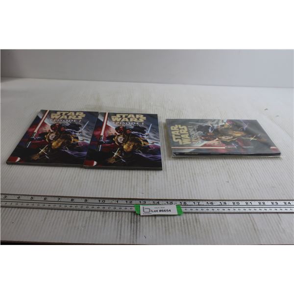 (4) Star Wars Episode I Books