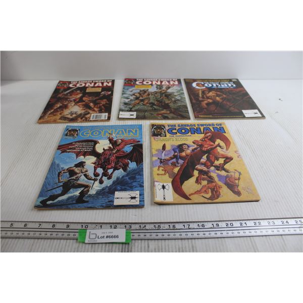(5) Conan the Barbarian Comics