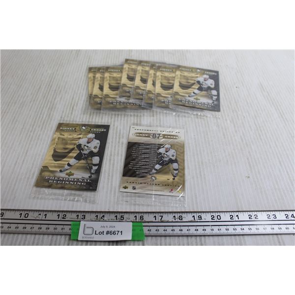 (10) Sidney Crosby Hockey Inserts