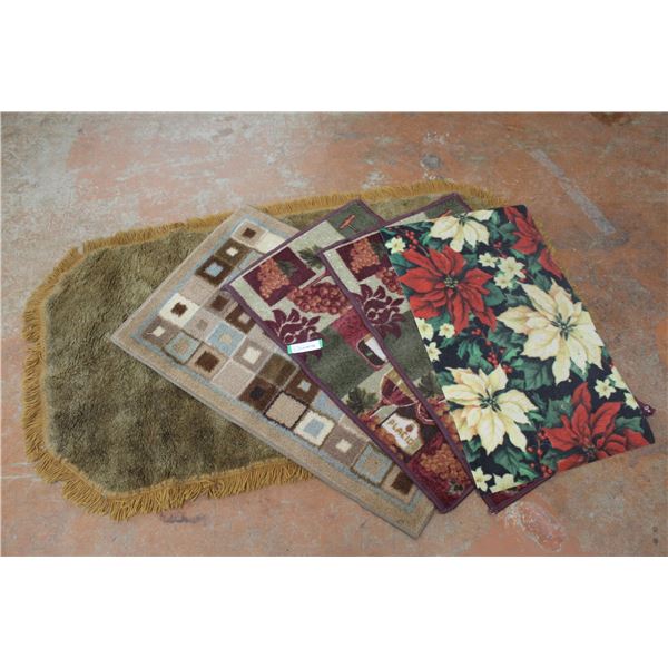 (5) Small Carpets (range from 54" - 29")