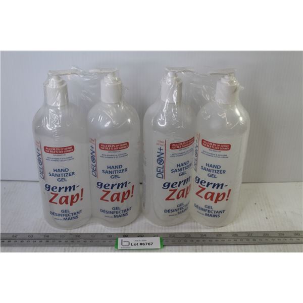 (4) Dalon - 1 Litre Bottles of Hand Sanitizer (NIB)