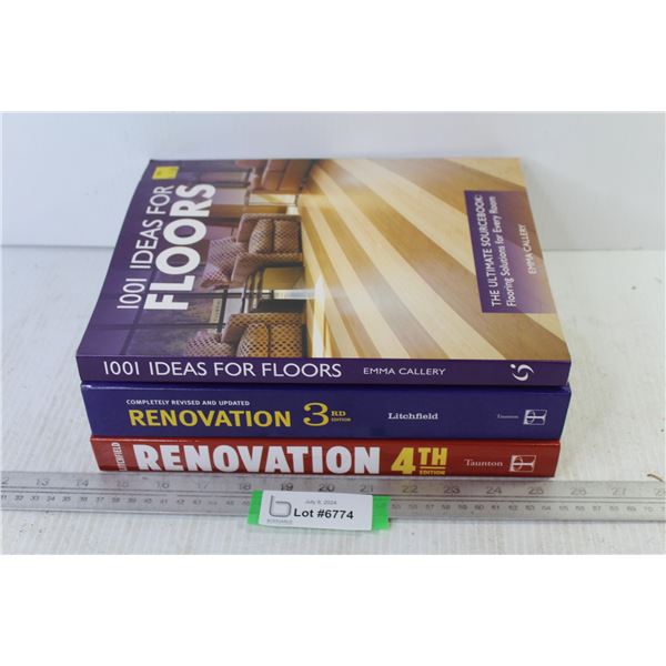 (3) Books - Renovations