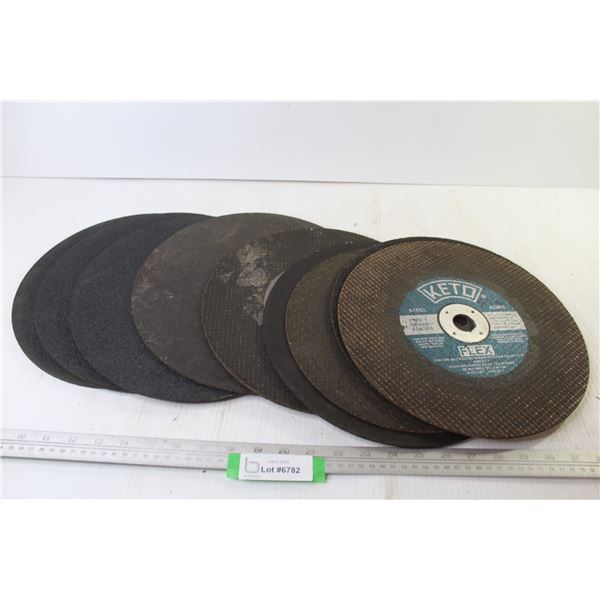 (12) Cut-Off Disks (1" bore)