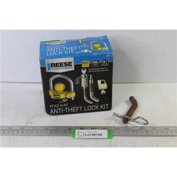 Reese Tow Power - Anti Theft Lock Kit - Hitch Pin