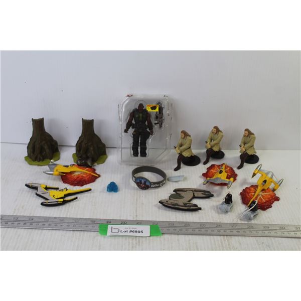 Star Wars Figurines - Obi Wan, Darth Vader, Misc.