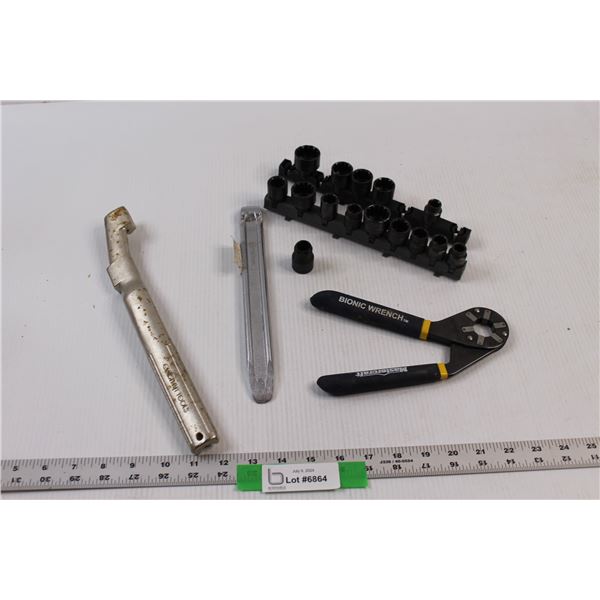 Mastercraft Bionic Wrench, Craftsman Gripper Style Sockets & etc.