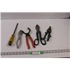 Image 1 : Shop Tools - Pliers, Filter Pliers, Tin Snips, Shears Large Flat Head Screw Driver