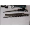 Image 4 : Shop Tools - 3/4" Auger Drill Bit, Masonry Drill Bits, Crescent Wrench, Large Flat Head Screw Driver