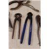 Image 5 : Large Jaw Vise Grip, Screwdrivers, Tile Nippers, Linesman Pliers, Gromet Set Pliers w/Gromets & Duck