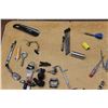 Image 2 : Various Shop Tools/Items - Screwdrivers, Crows Foot Wrenches, Punches, Chisels, Saw Blades etc..