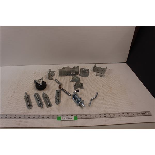 Gate Latches, Castor, Framing Brackets