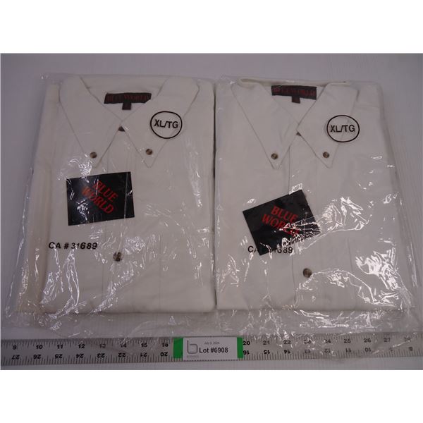 (2) XL Long Sleeved Men's Shirts