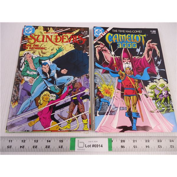 (6) Camelot 3000 and (4) Sun Devils Comic Books