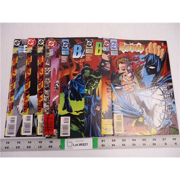 (9) Batman Comic Books