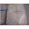 Image 4 : (10) Safety Zone Personal Protection Medium White Disposable Coveralls with Hood