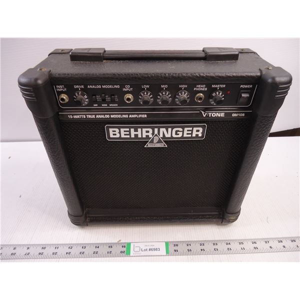 Behringer Amp V-Tone GM 108 (powers on-untested-as is)