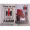 Image 1 : (2) Metal Fantasy Signs- International Harvester