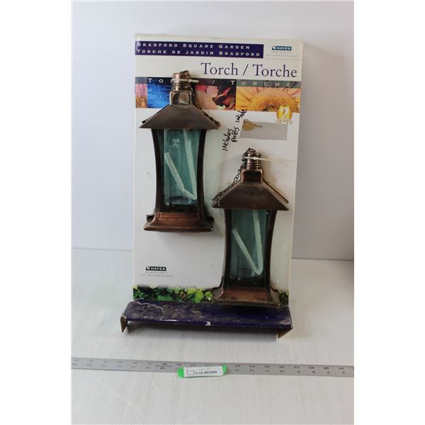 Bradford Square Garden Torch Lamps - In Box