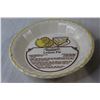 Image 2 : (2) Pie Plates w/ Recipes - Cherry Pie, Lemon Pie