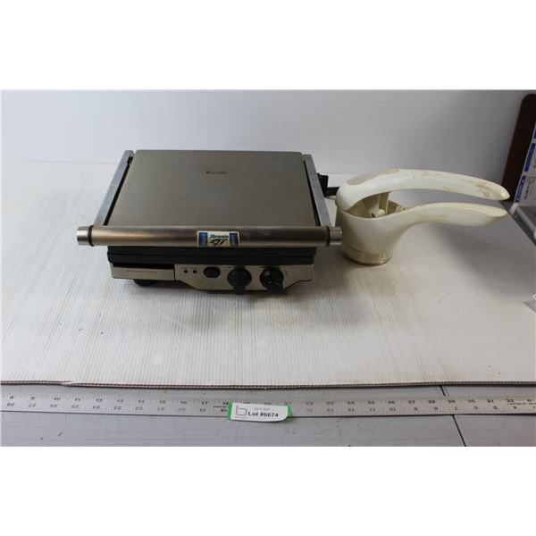 Breville Ikon Panini Press - Untested, Kuhn Rikon Grater