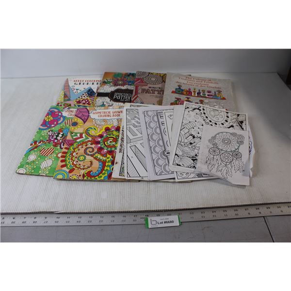 (6) Colouring Books & Misc. Pages