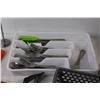 Image 4 : Assorted Kitchen Utensils & Knives, Oxo Slap chop