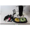 Image 1 : Jewelry Stand, CD"s, (3) Hair Styling Items