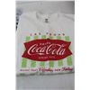 Image 2 : (4) Pairs of Socks, Winter Gloves, Coca-Cola Las Vegas Shirt - Size Large