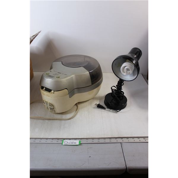 Dehumidifier - Untested, Desk Lamp - Works