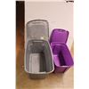 Image 1 : *(2) Totes with Lids - As Is