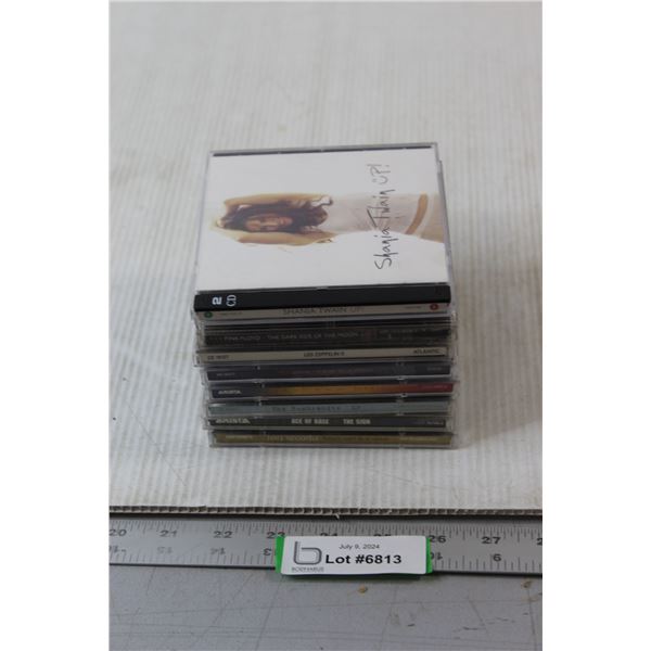 (9) CD's - Pink Floyd, Shania Twain (Missing One)